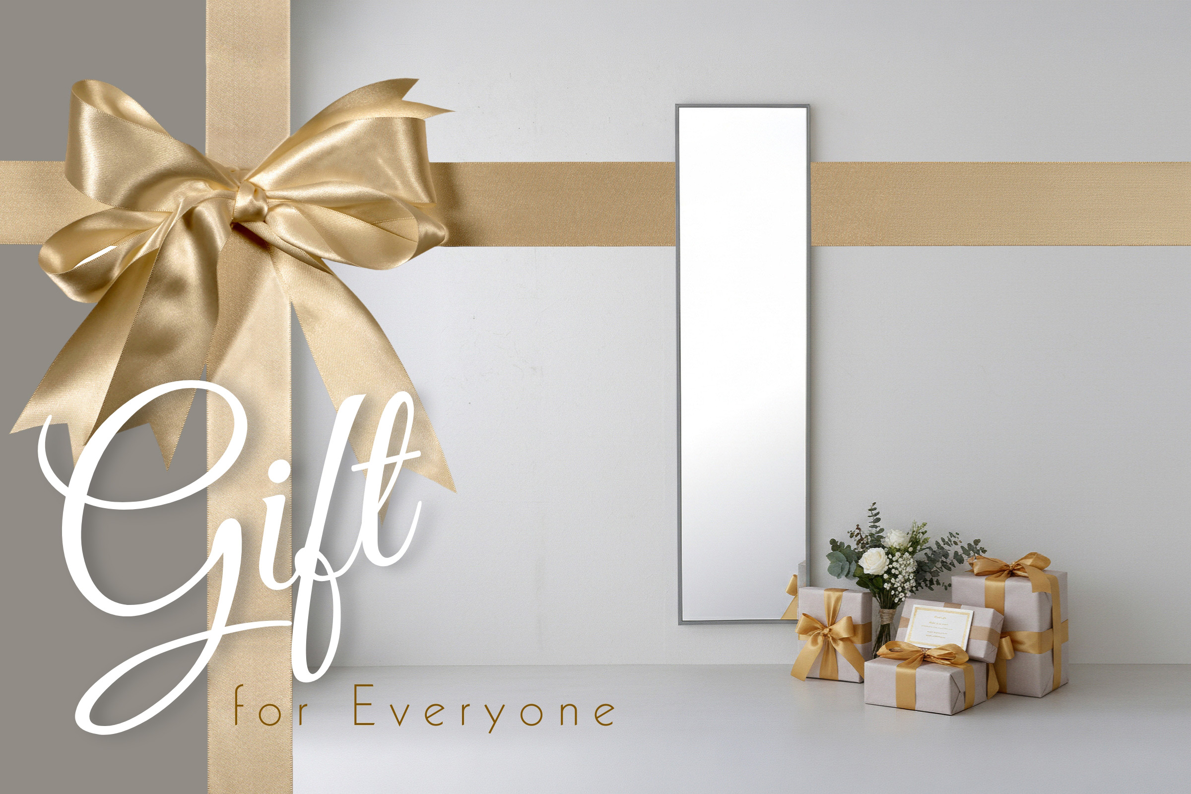 大サイズミラーのギフトイメージ