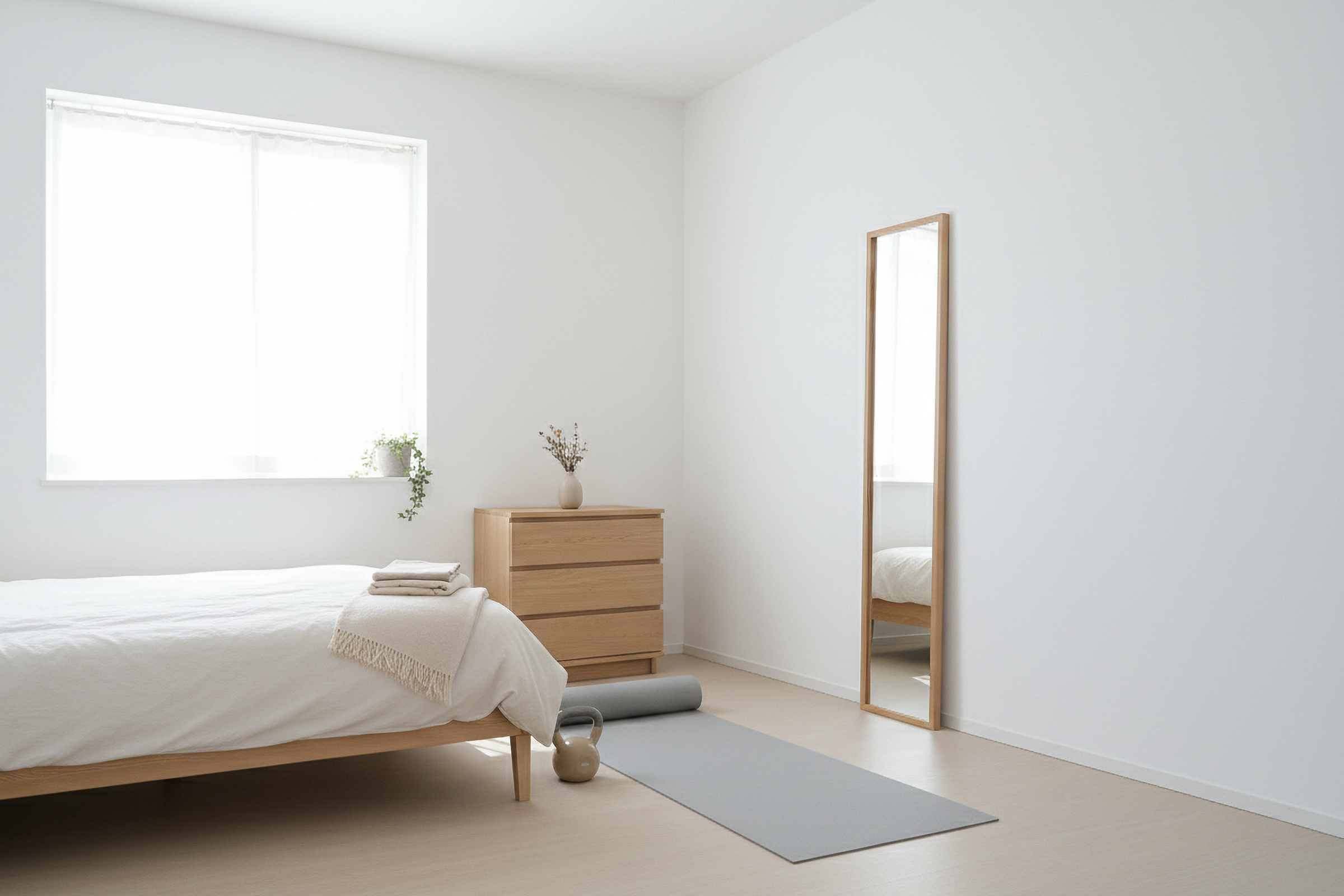 寝室＆トレーニングでの使用イメージ