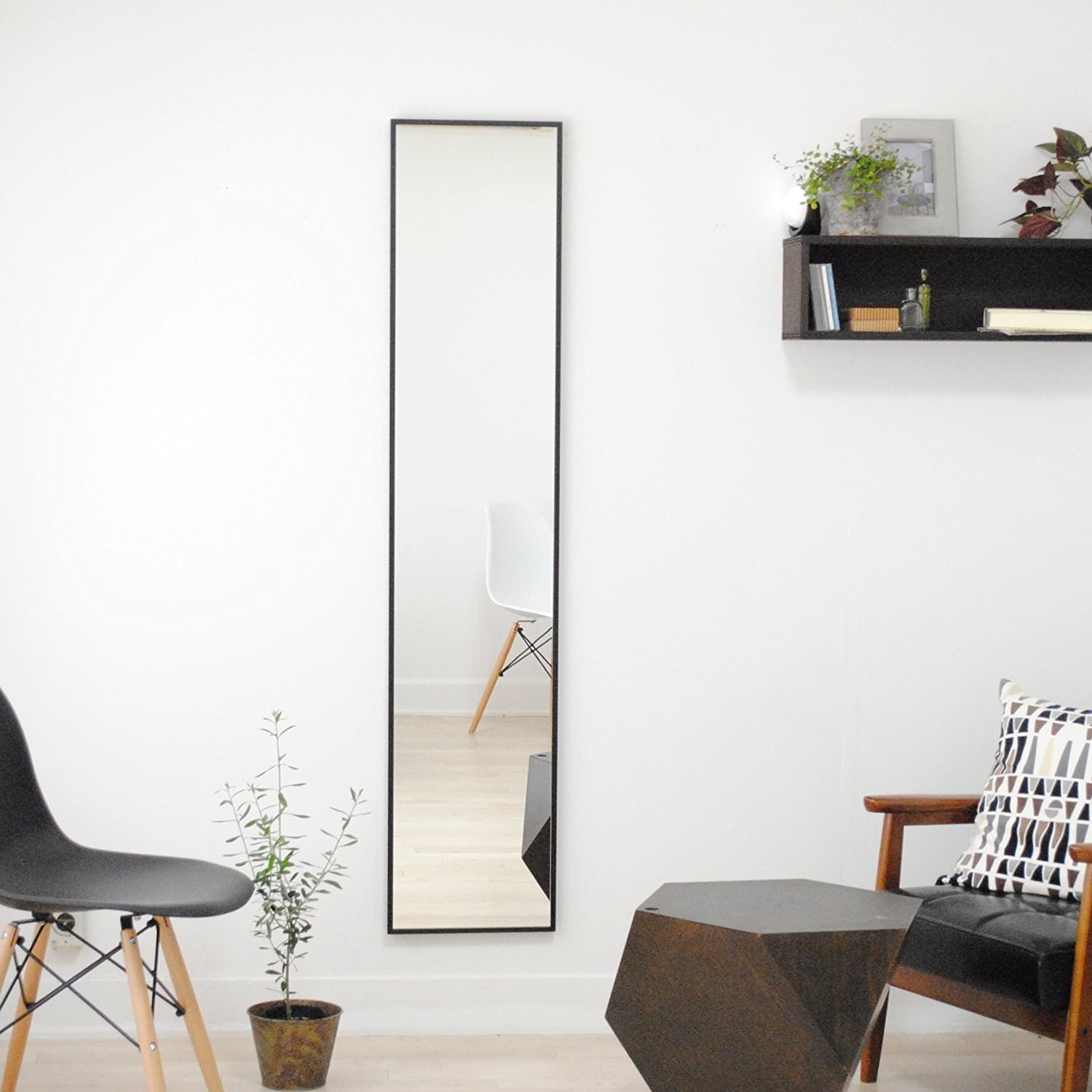 Libra リブラ ウォールミラー 全身 鏡 壁掛け 姿見 天然木 日本製 ナチュラル W320×1530