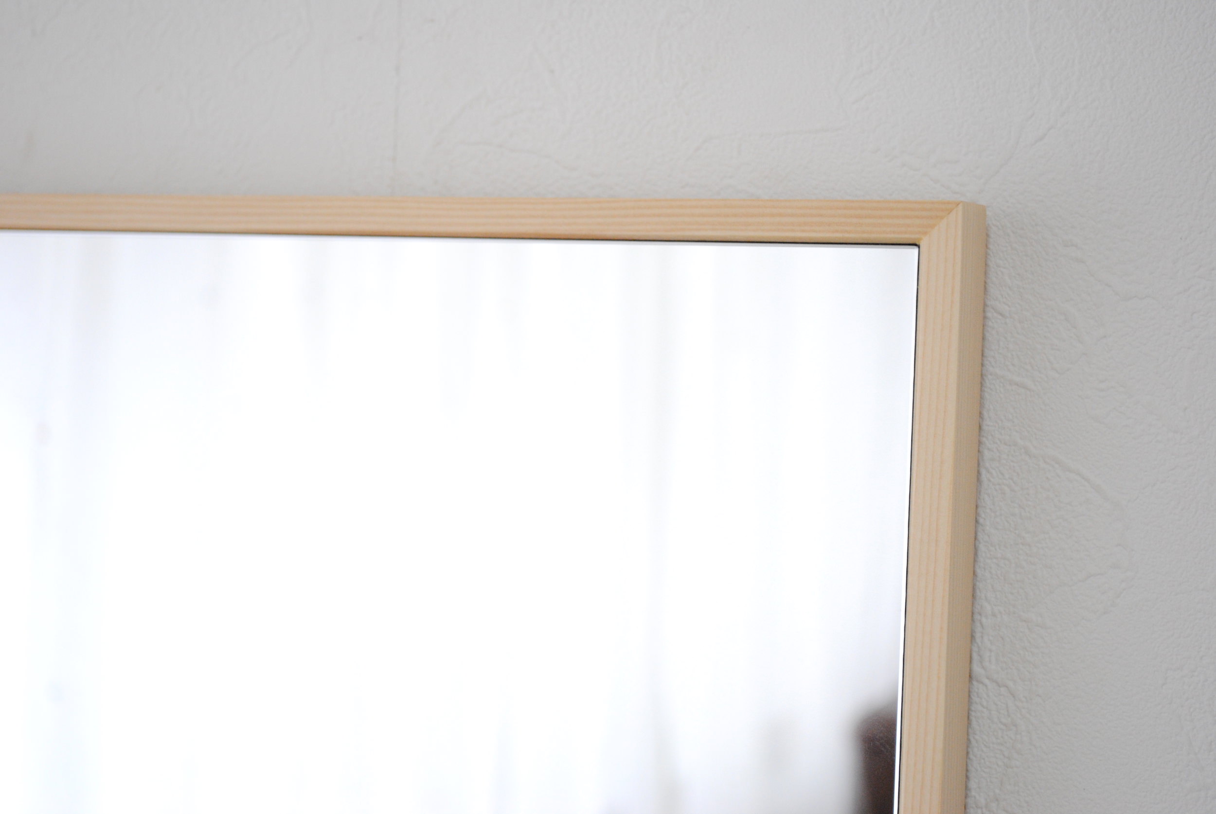 Libra リブラ ウォールミラー W470×720 全身 鏡 壁掛け 姿見 天然木 日本製