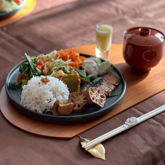 木のランチョン 半月(L)