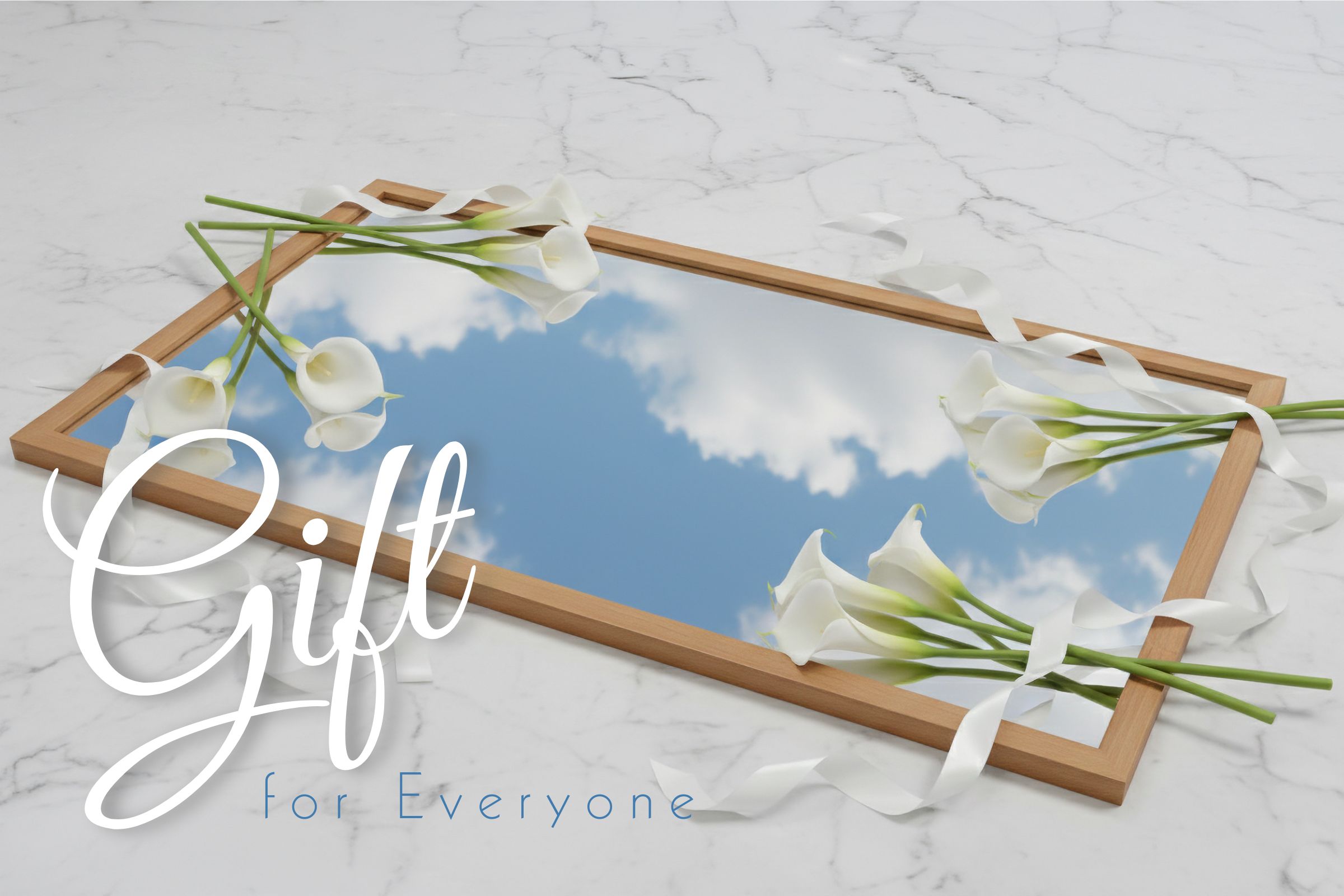 中サイズミラーのギフトイメージ