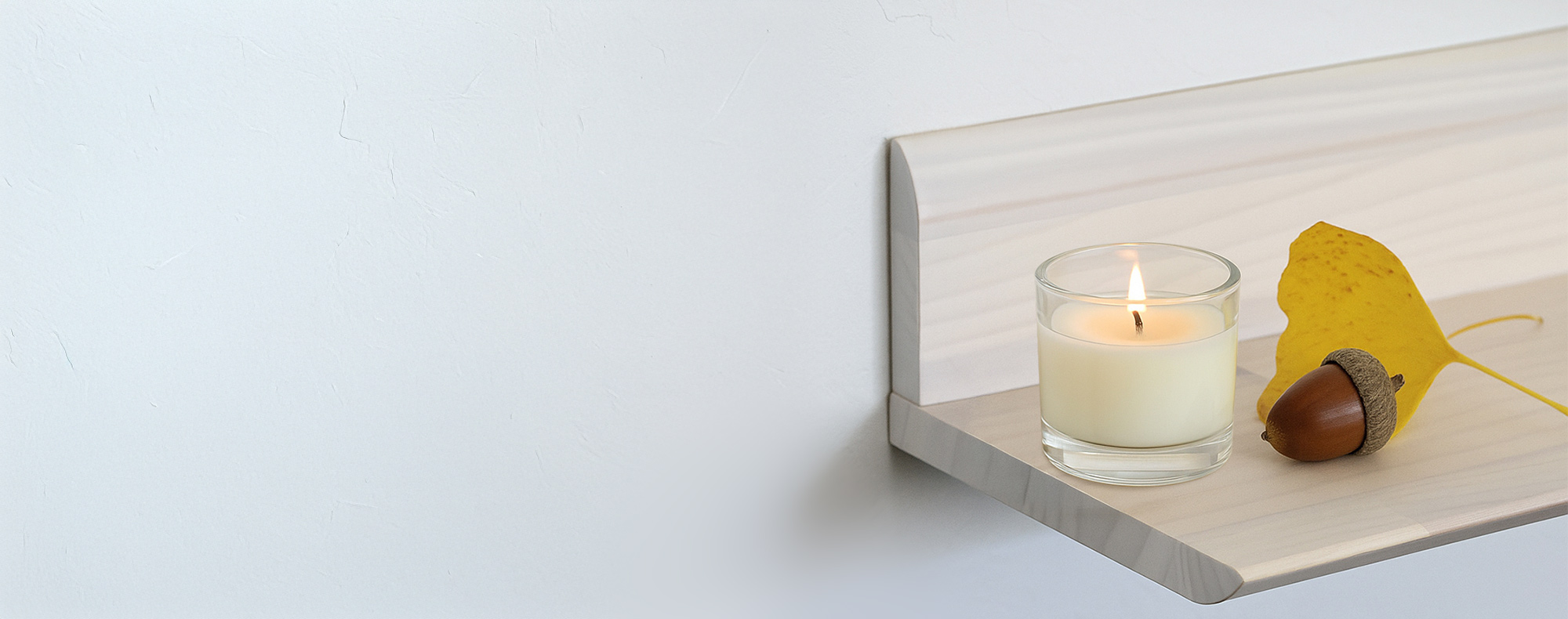 スペイス ウォールシェルフ 奥行20cm ウッディーホワイト